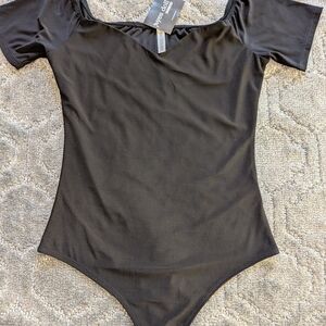 Elegant Black Women's Bodysuit